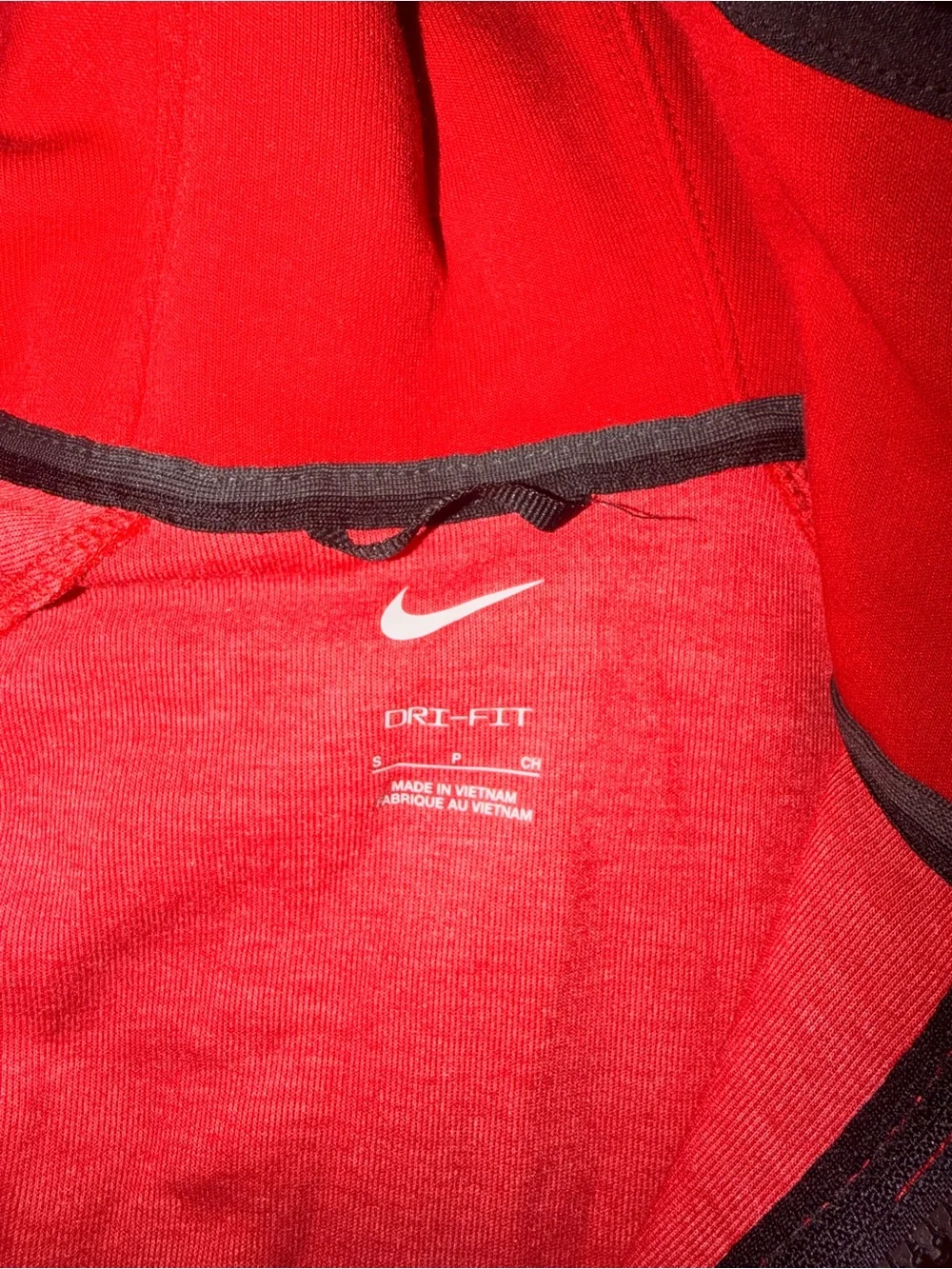 Nike Red and Black Kids Hooded Zip Jacket with Matching Joggers